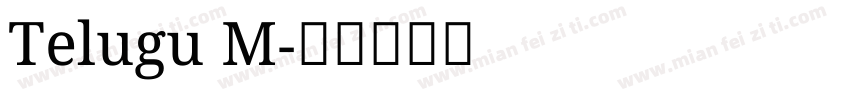 Telugu M字体转换